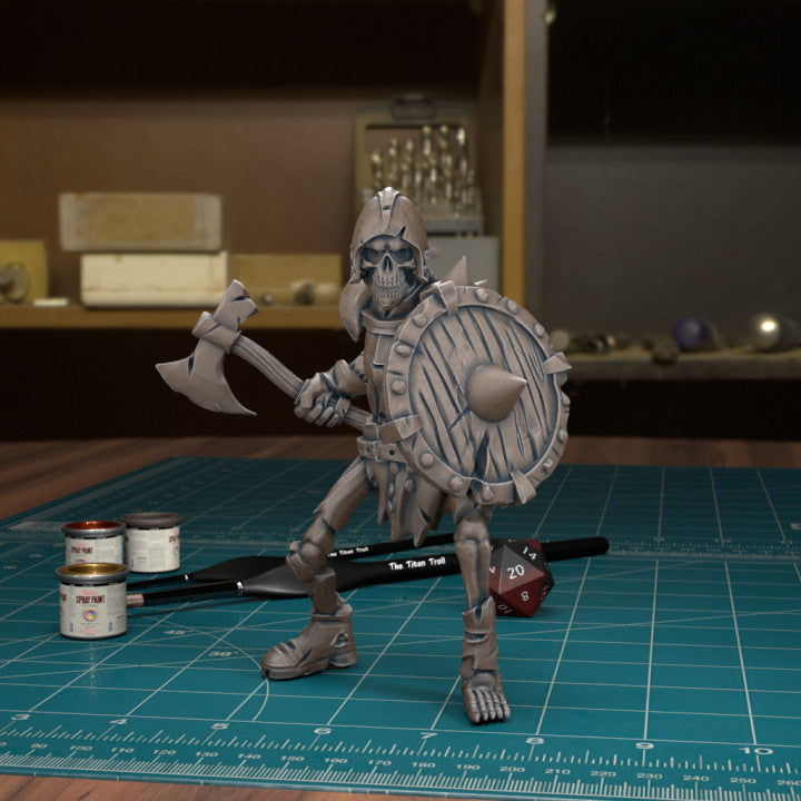 Skeleton Warrior 04 by Tytan Troll Miniatures