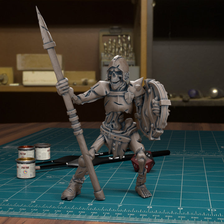 Skeleton Warrior 06 by Tytan Troll Miniatures