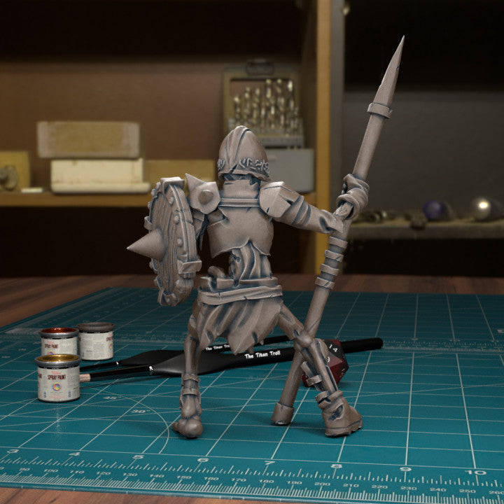 Skeleton Warrior 06 by Tytan Troll Miniatures