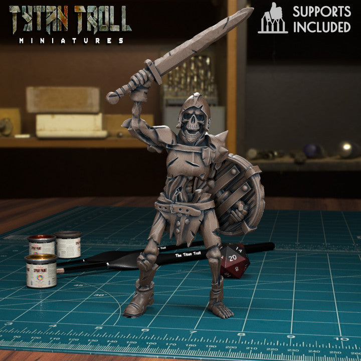 Skeleton Warrior 08 by Tytan Troll Miniatures