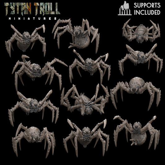 Giant Spider Bundle by Tytan Troll Miniatures