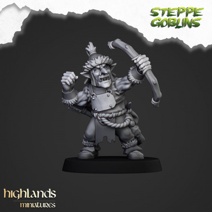 Steppe Goblin with bows- Highlands Miniatures