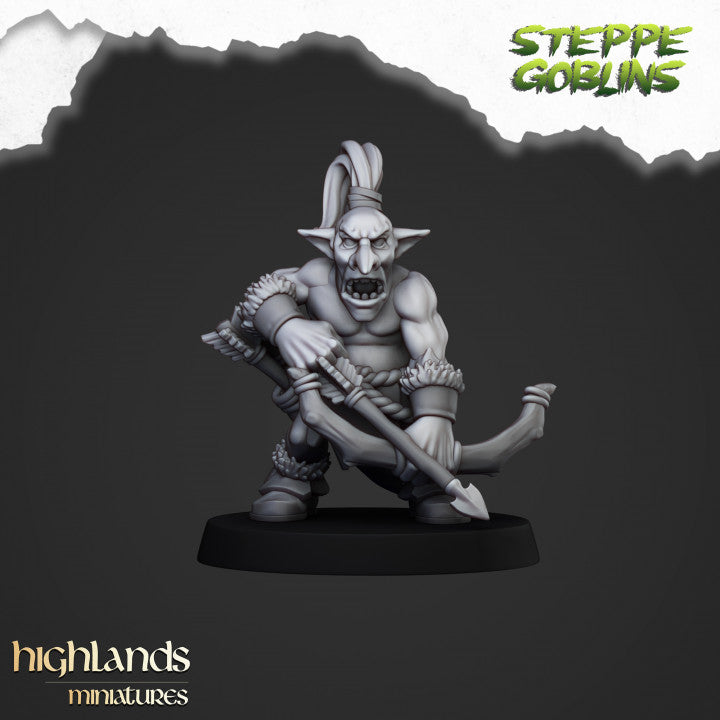 Steppe Goblin with bows- Highlands Miniatures