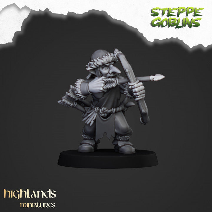 Steppe Goblin with bows- Highlands Miniatures