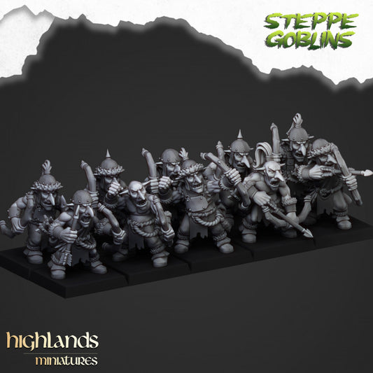 Steppe Goblin with bows- Highlands Miniatures