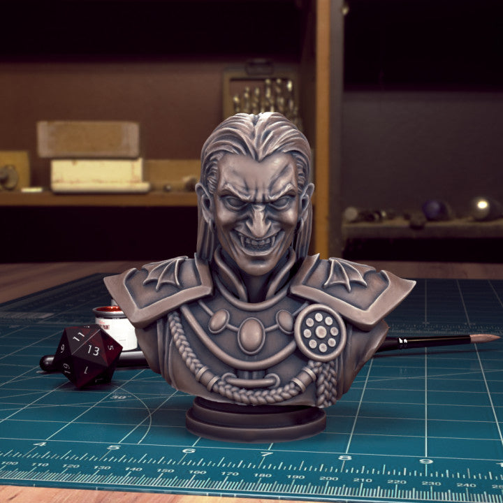 Strahd Von Zarovich Bust by Tytan Troll Miniatures