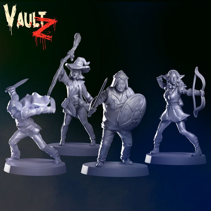 Survivor Pack - Tabletop RPG by Vaultz Miniatures