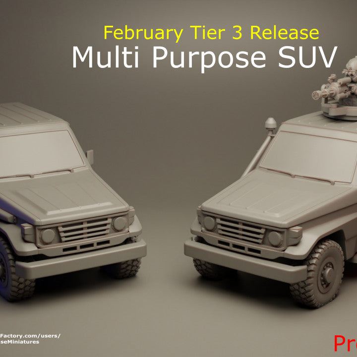 Wargames - Multi Purpose SUV by TurnBase Miniatures