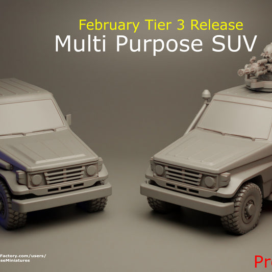 Wargames - Multi Purpose SUV by TurnBase Miniatures