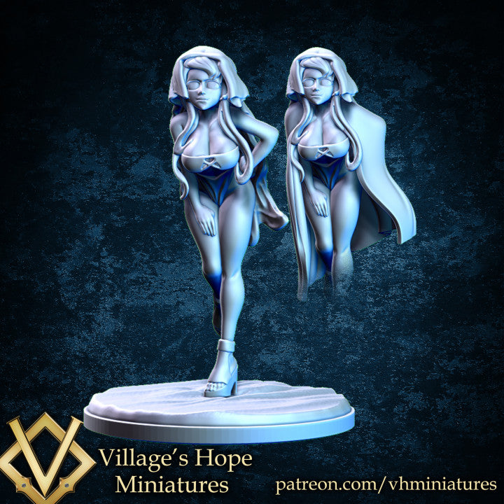 Priestess Girl Beach Swimsuit by Village's Hope Miniatures