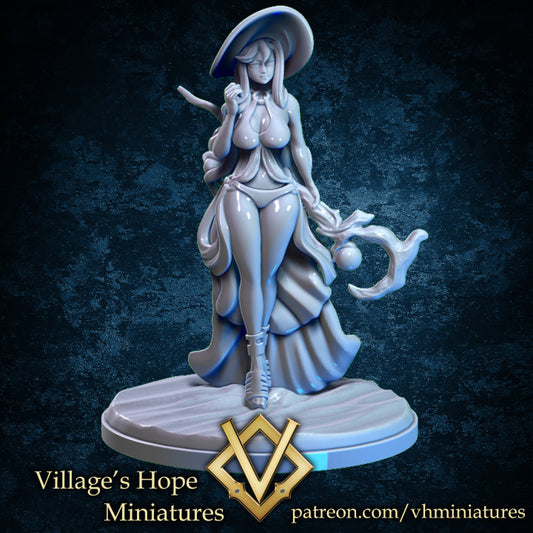 Swimsuit Beach Mage Lady by Village's Hope Miniatures