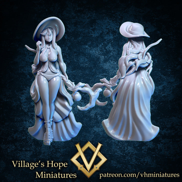 Swimsuit Beach Mage Lady by Village's Hope Miniatures