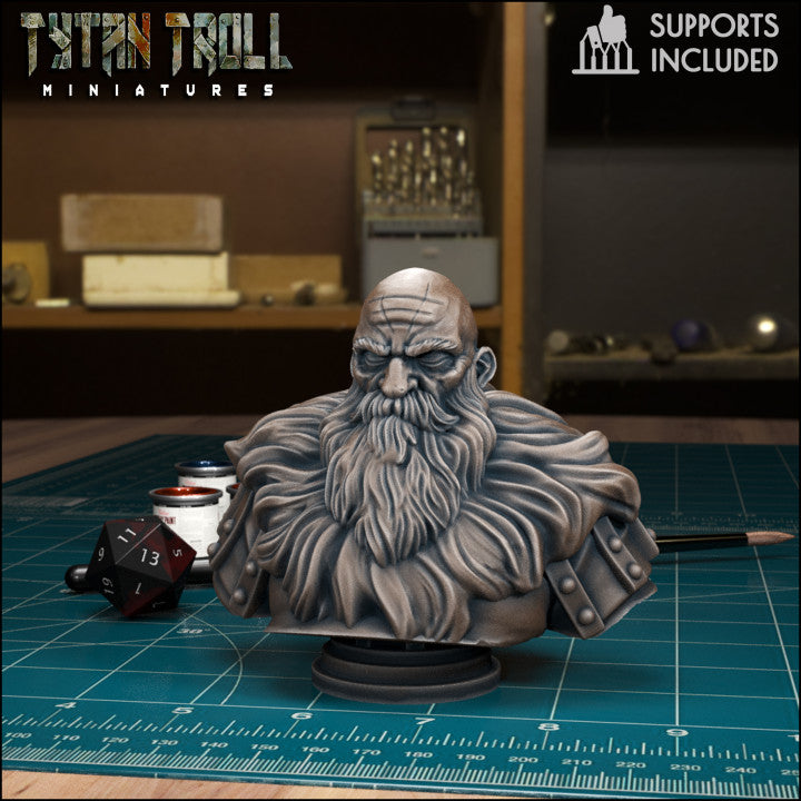 Szoldar Szoldarovich Bust by Tytan Troll Miniatures