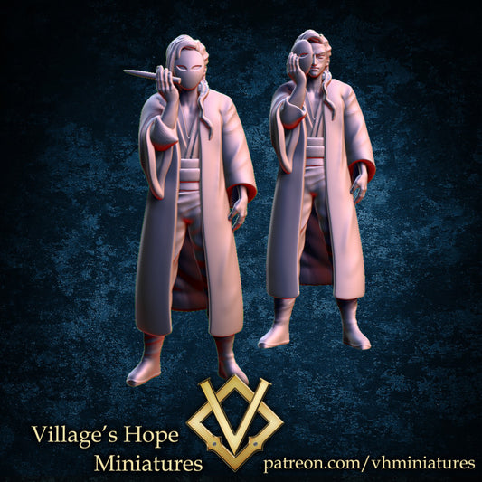 Wuxia Masked Secret Agent / Spy by Village's Hope Miniatures