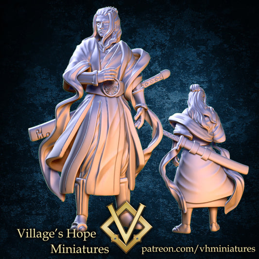 Takemikazuchi Japanese Sword God by Village's Hope Miniatures