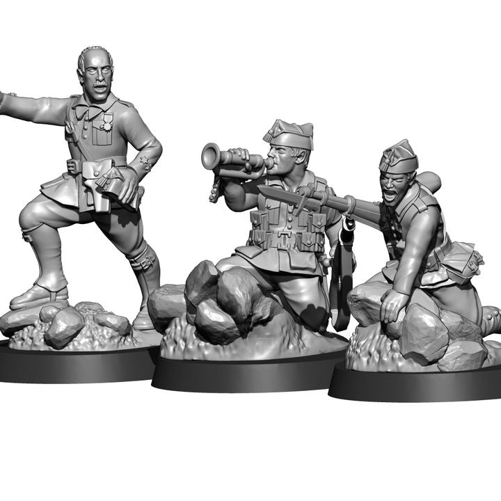 SCW: LA LEGIÓN (I) COMMAND by Baraka Wargames and Miniatures