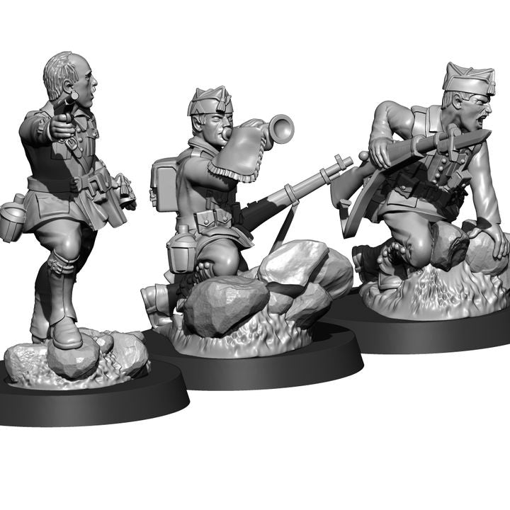SCW: LA LEGIÓN (I) COMMAND by Baraka Wargames and Miniatures