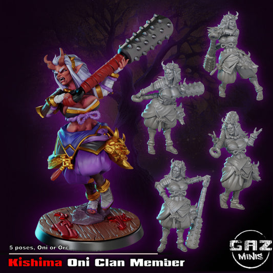 Kishima, Oni Clan Member by Gaz Minis