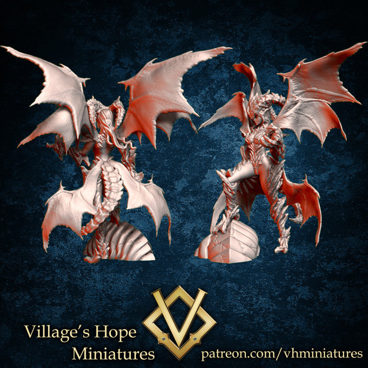 Tiamat Mother Of Dragons by Village's Hope Miniatures