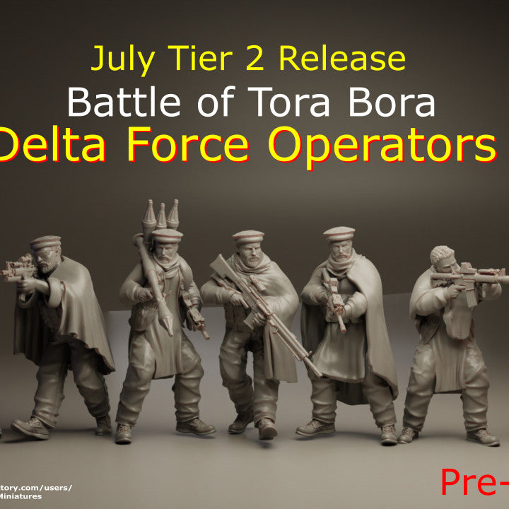 Wargames- Battle of Tora Bora: Delta Force Operators by TurnBase Minia ...