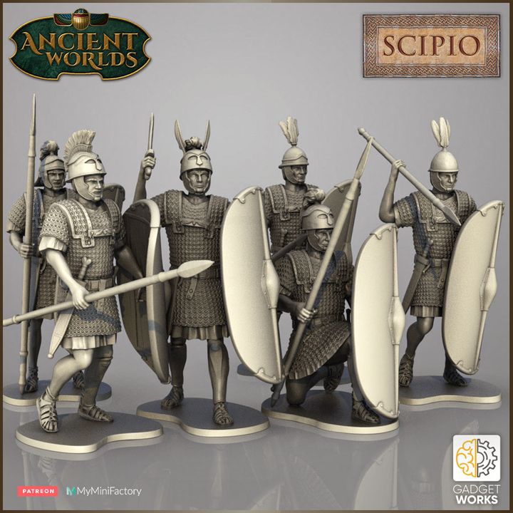 Roman Republican Legion - Triarii by Gadgetworks Miniatures