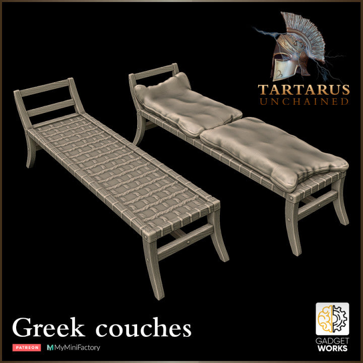 Ancient Greek Furniture - Tartarus Unchained by Gadgetworks Miniatures