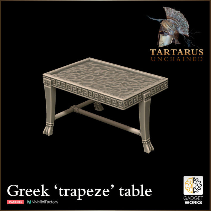 Ancient Greek Furniture - Tartarus Unchained by Gadgetworks Miniatures