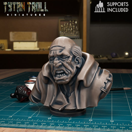 Ulrich Bust by Tytan Troll Miniatures