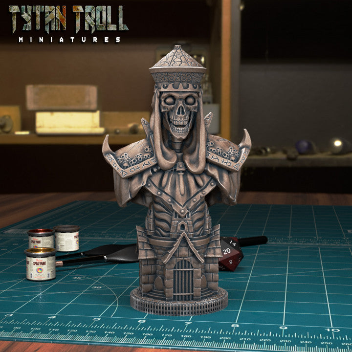 Undead Chess Bishop by Tytan Troll Miniatures