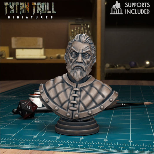 Urwin Bust by Tytan Troll Miniatures