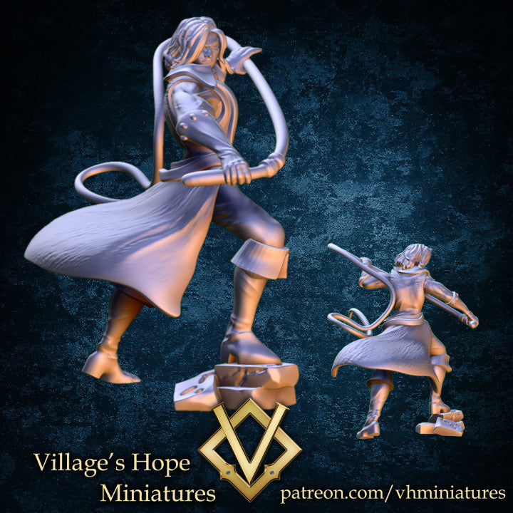 Vampire Hunter Whip Master by Village's Hope Miniatures