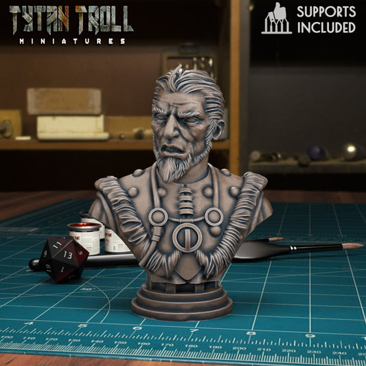 Vargas Bust by Tytan Troll Miniatures