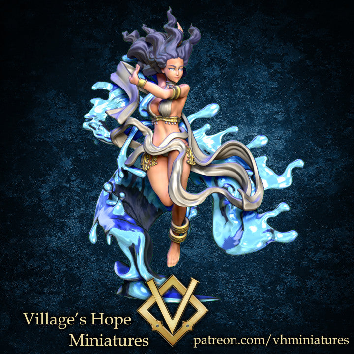 Varuna Goddess Of Oceans by Village's Hope Miniatures