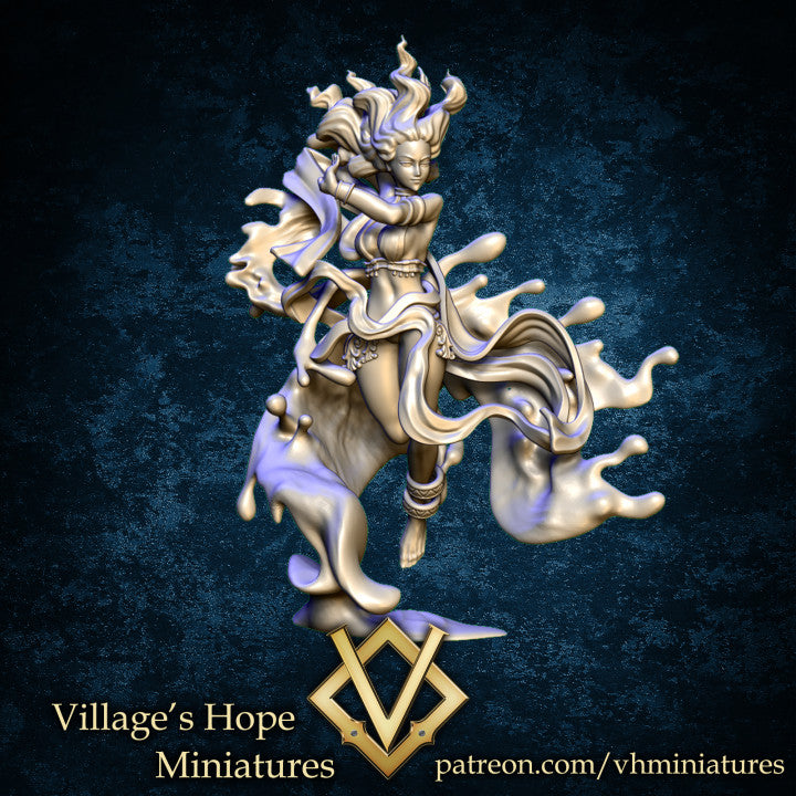 Varuna Goddess Of Oceans by Village's Hope Miniatures