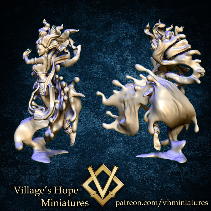 Varuna Goddess Of Oceans by Village's Hope Miniatures