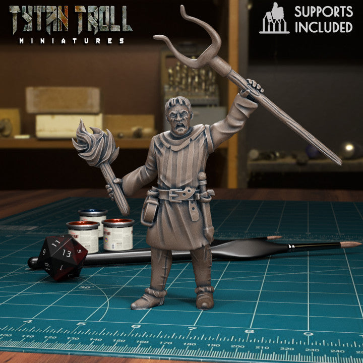 Mob Villager 15 by Tytan Troll Miniatures