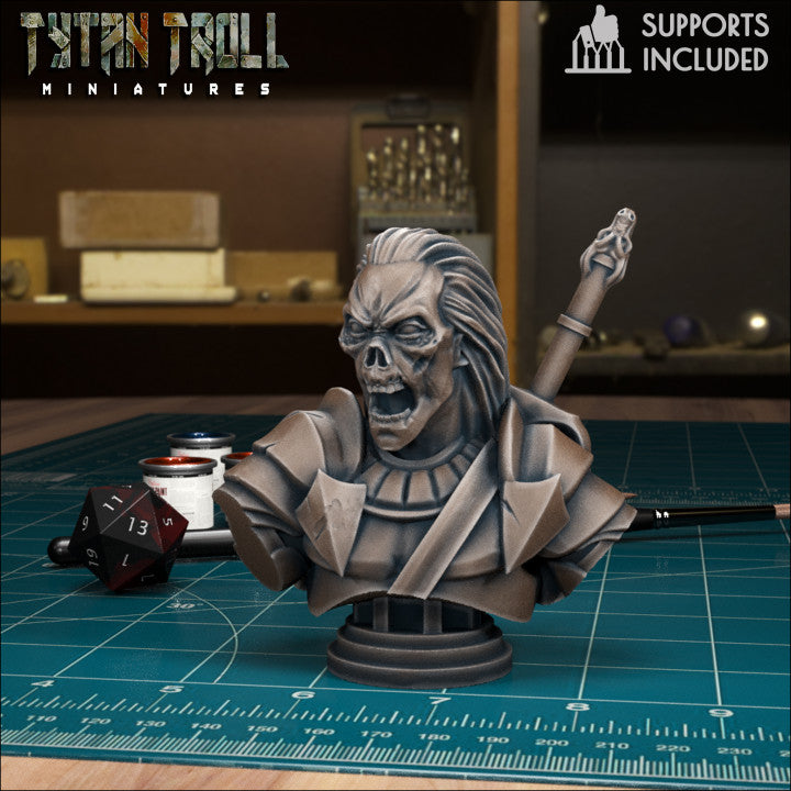 Vladimir Horngaard Bust by Tytan Troll Miniatures