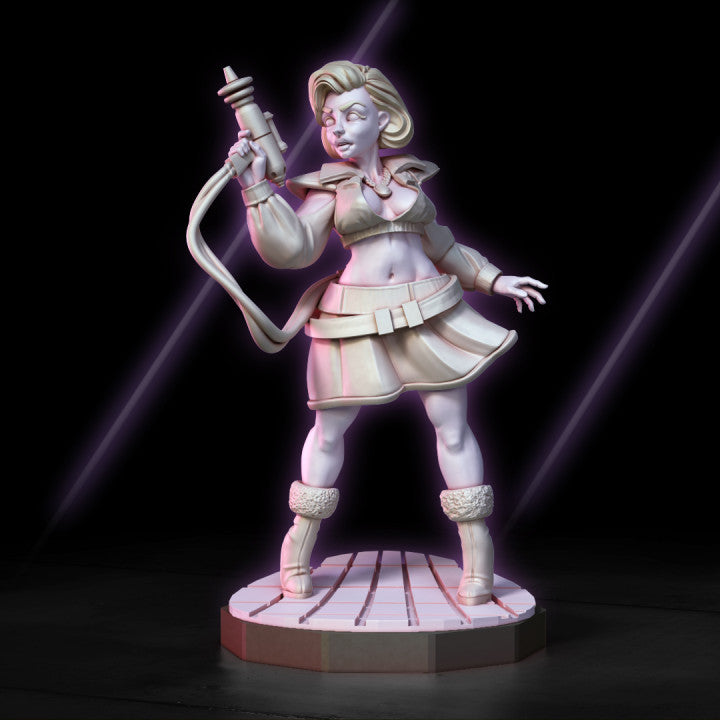 Retro Sci-fi Girl by Gaz Minis