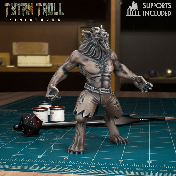 Werewolf 02 by Tytan Troll Miniatures