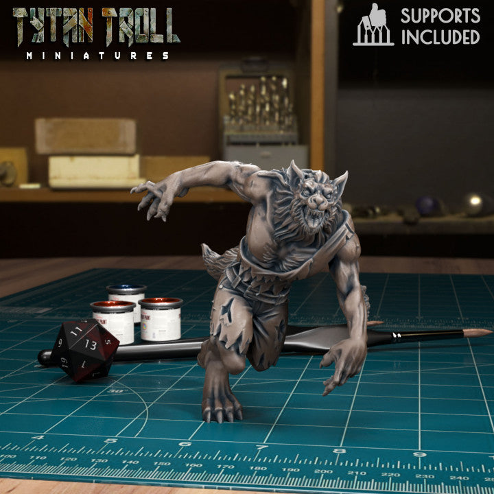 Werewolf 04 by Tytan Troll Miniatures