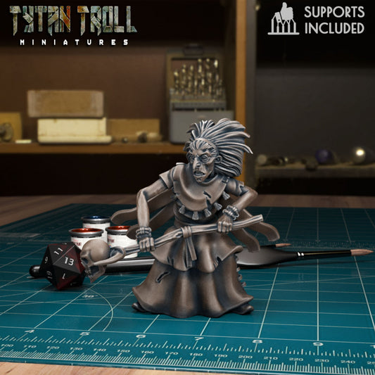 Barovian Witch 01 by Tytan Troll Miniatures