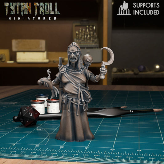 Barovian Witch 03 by Tytan Troll Miniatures