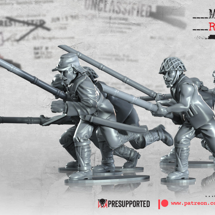 WW2 Japanese Bamboo Spearmen by BattleCat Miniatures