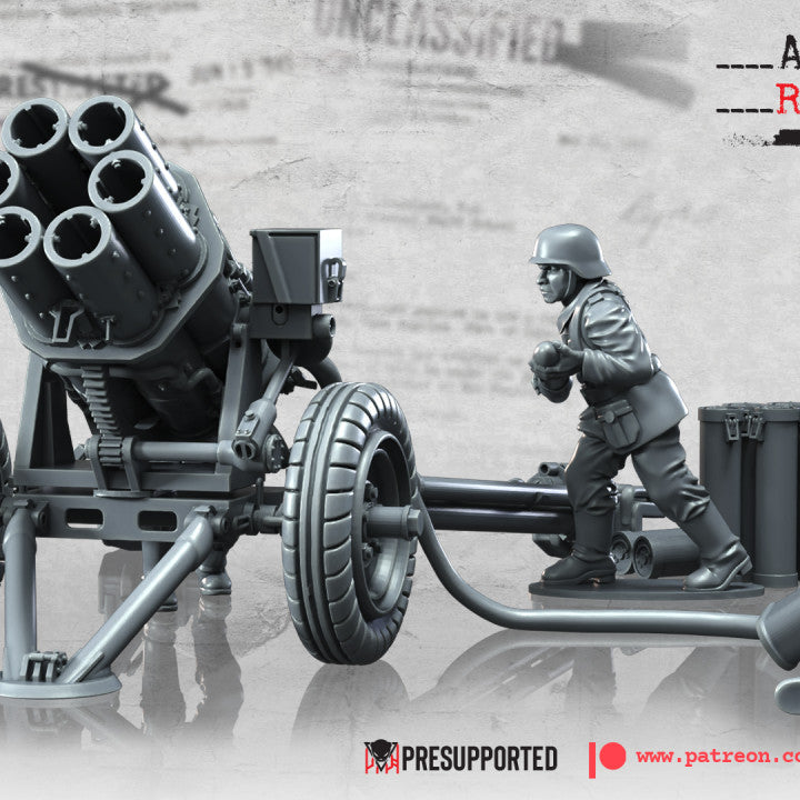 WW2 German Nebelwerfer 15 by BattleCat Miniatures – Studio Historia