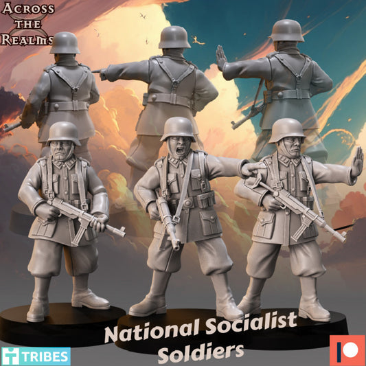 National Socialist Soldiers by Across the Realms