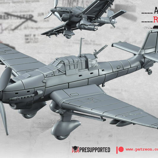 WW2 German Junkers JU 87 by BattleCat Miniatures