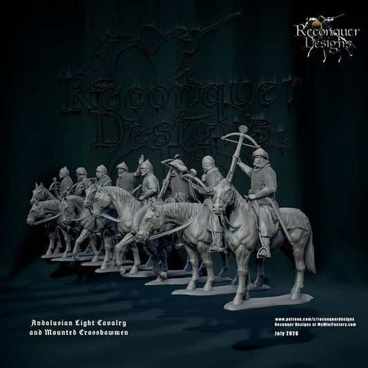 14th century Andalusian  Mounted Crossbowmen by Reconquer Designs