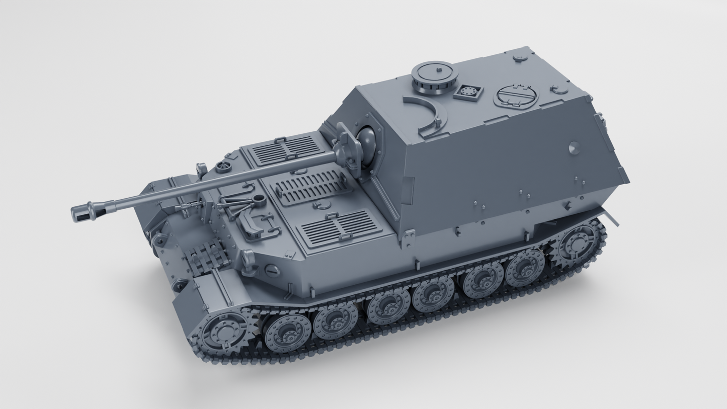 Elefant  Panzerjager Tiger (P) Pak 43 (8.8cm) by Wargame3D