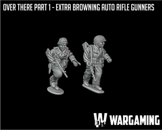US Army Alt BAR LMG Team by W3 Wargaming Miniatures