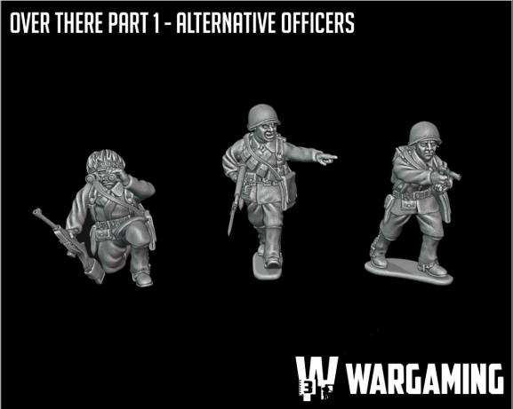 US Army Alt Officer Poses by W3 Wargaming Miniatures